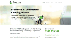 Desktop Screenshot of precisecommercialcleaners.com.au