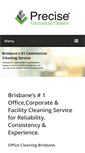Mobile Screenshot of precisecommercialcleaners.com.au